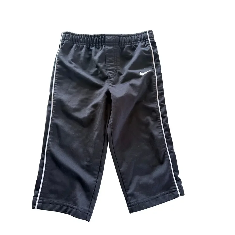 Comfortable Nike Baby Boys 18M Athletic Pants - Black & White